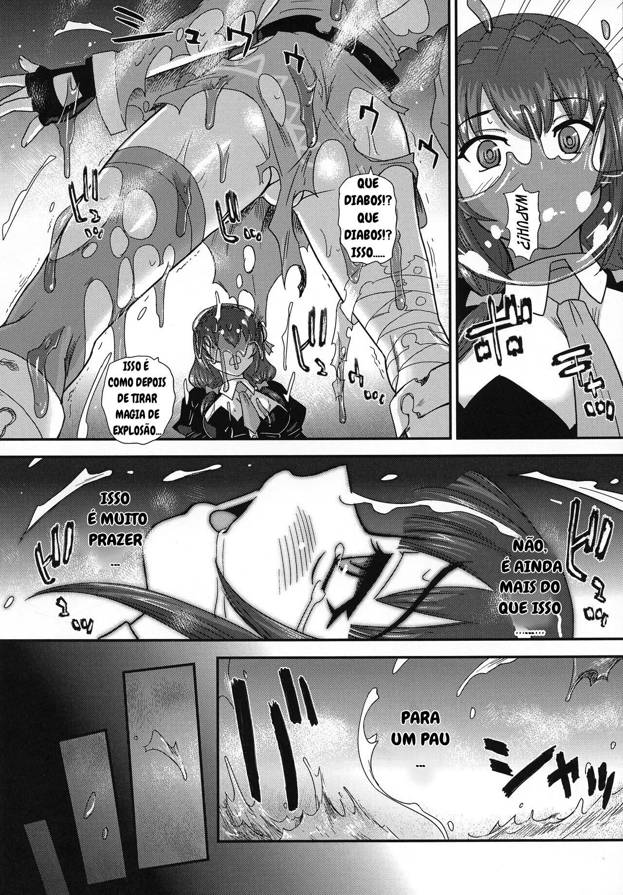 Megumin x Yunyun duas novinhas Futanari